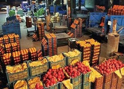 اعلام قیمت میوه و صیفی در بازار عمده فروشی