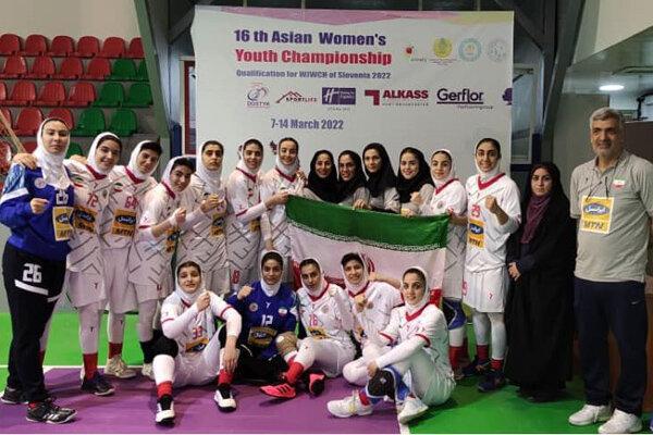 مدال تیم هندبال دختران ایران قطعی شد، در انتظار کسب سهمیه جهانی