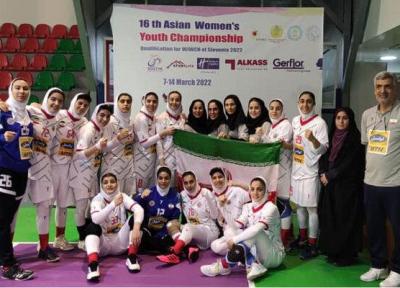 مدال تیم هندبال دختران ایران قطعی شد، در انتظار کسب سهمیه جهانی